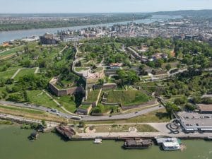 Panorama of Belgrade Fortress mentioned in Walking Belgrade's post on safety in Belgrade in 2025