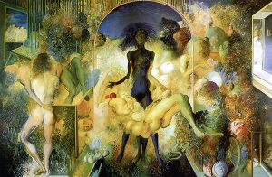 painting by Serbian artist Ljuba Popović