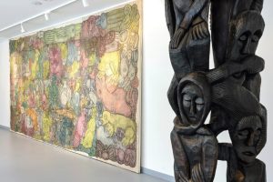 Artworks at Museum of Naive and Marginal Art in Serbia seen on private tour